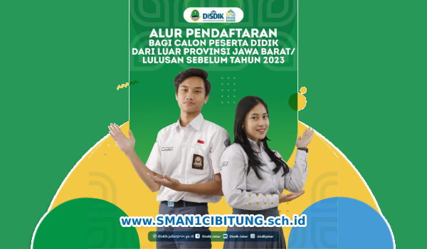 Alur Pendaftaran SMA Dari Luar Provinsi Jawa Barat